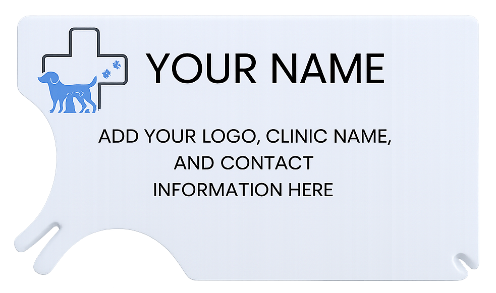 Carte vétérinaire - Paquet de 2500